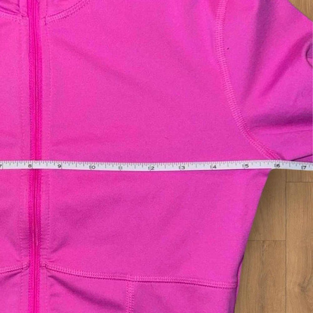 Victoria's Secret PINK Hot Pink Full Zip Athletic Jacket Women's Small - Picture 4 of 4